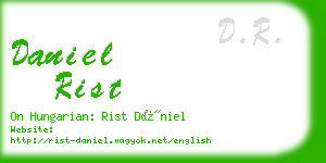 daniel rist business card